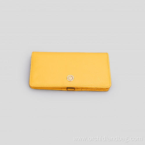 Yellow Buckle Money Ladies Wallet